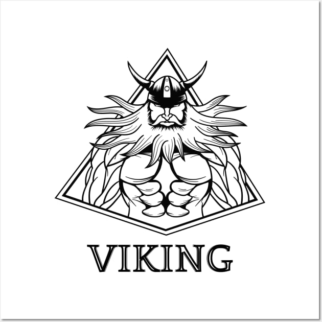 Viking man Wall Art by Applesix